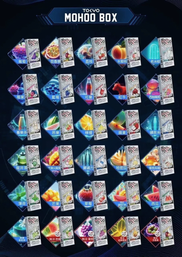 微信图片_202408202051371-1.png TOKYO東京魔盒煙彈 / 高質感12ml大容量 / 只適用魔盒主機 / 滿6顆送1顆或滿5顆送主機/活動二選一